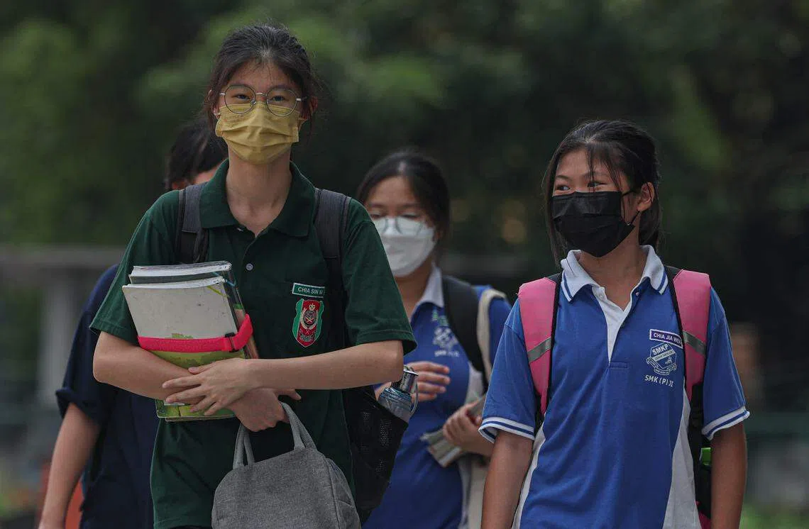 马来西亚中小学整体辍学率不高且有下降趋势,但女中学生的辍学率在过去四年却有所上升。 (马新社)